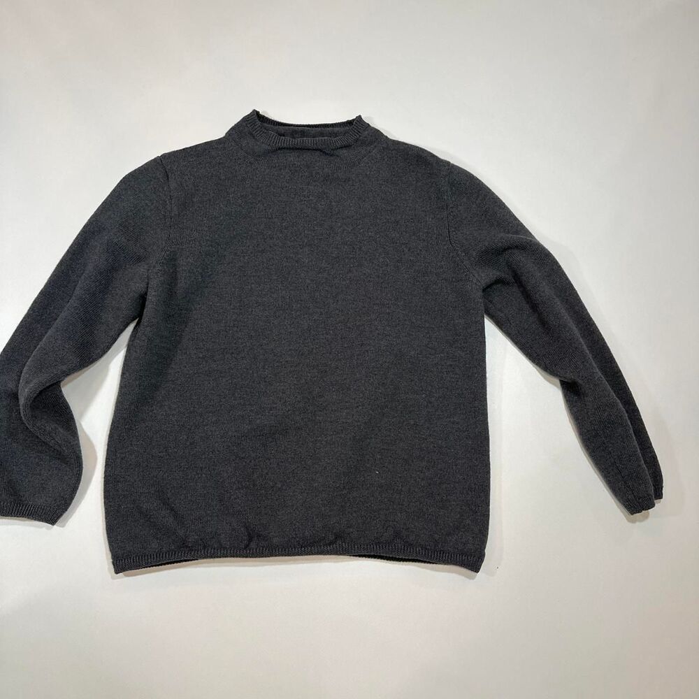 Vintage Wool Liz-Claiborne Women's Grey Sweater